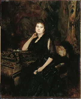 Chartran Theobald Prints: Portrait of Madame Olympe Heriot