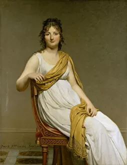 Portrait of Madame Raymond de Verninac, nee Henriette Delacroix. Artist: David, Jacques Louis (1748-1825)
