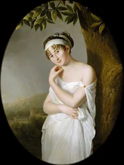 Juliette Recamier Prints: Portrait of Madame Recamier, nee Julie Bernard (1777-1849)