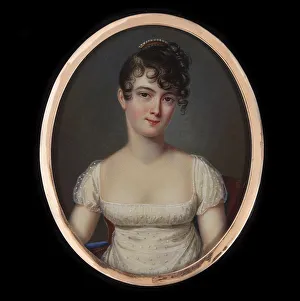 Portrait of Madame Recamier, nee Julie Bernard (1777-1849), ca 1805. Creator: Fontallard