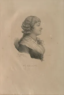 Delpech Prints: Portrait of Madame Roland (1754-1793), 1825. Creator: Delpech