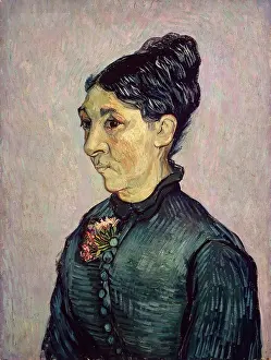 Vincent Prints: Portrait de Madame Trabuc, 1889. Creator: Vincent van Gogh