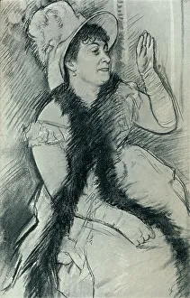 Studio Volume 59 Prints: Portrait of Madame X, c19th century. Artist: Edgar Degas
