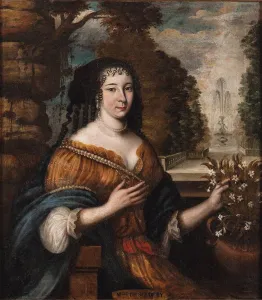 Portrait of Madeleine de Scudery (1607-1701), 17th century. Creator: Anonymous