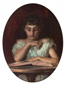 Portrait of Mademoiselle de Montfort, c1890. Creator: Emile Renard