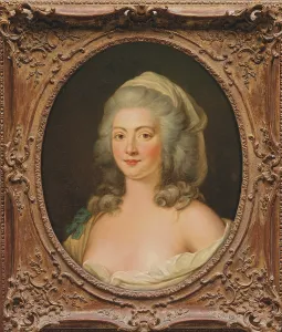 Portrait of Mademoiselle Rosalie Duthe (1748-1830). Creator: Perin-Salbreux, Lie Louis (1753-1817)