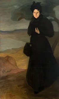 Portrait of Mademoiselle Valentine Dethomas, c. 1895. Creator: Zuloaga y Zabaleto
