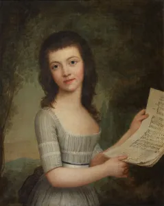 Portrait of Mademoiselle Wittfooth, 1789. Artist: Wertmuller, Adolf Ulrik (1751-1811) Portrait of Mademoiselle Wittfooth, 1789. Artist: Wertmuller, Adolf Ulrik (1751-1811)