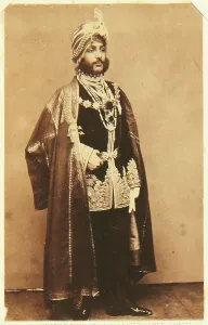 Portrait of Maharaja Duleep Singh (1838-1893), c. 1861. Creator: Anonymous
