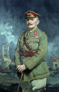 Bombsite Prints: Portrait of Major-General Sir Andrew Russell, 1937. Creator: Archibald Frank Nicoll