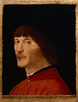 Antonello Da Messina Ca 1430 1479 Prints: Portrait of a man, 1468-1470. Creator: Antonello da Messina (ca 1430-1479)