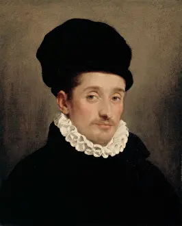 Moroni Prints: Portrait of a Man, between 1520 and 1578. Creator: Giovanni Battista Moroni