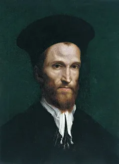 Antoine Correge Prints: Portrait of a Man, 1520. Creator: Antonio da Correggio