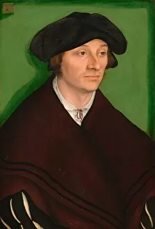 Lucas Cranach The Elder Gallery: Portrait of a Man, 1522. Creator: Lucas Cranach the Elder
