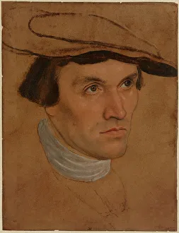 Cranach Lucas Prints: Portrait of a Man, about 1530. Creator: Lucas Cranach the Elder