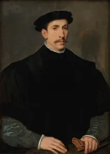 Portrait of a Man, 1535-1568. Creators: Willem Key, Hans Holbein the Younger, Pieter Pourbus