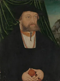 Lucas Cranach The Elder Gallery: Portrait of a Man, 1537. Creator: Unknown