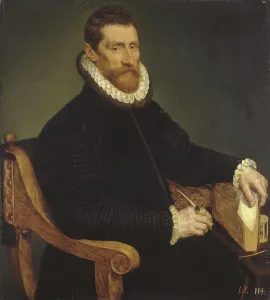 Neck Ruff Prints: Portrait of a Man, 1575. Creator: Frans Pourbus the Elder