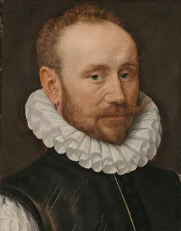 Key Adriaen Prints: Portrait of a Man, 1581. Creator: Adriaen Thomasz Key