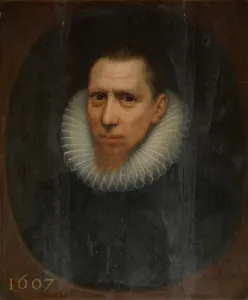Concern Prints: Portrait of a Man, 1607. Creator: Anon