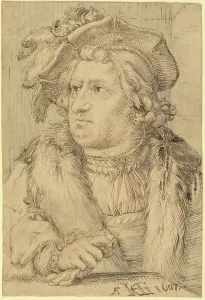 Henry Goltzius Prints: Portrait of a Man, 1607. Creator: Hendrik Goltzius