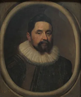 Solemn Prints: Portrait of a Man, 1613. Creator: Anon