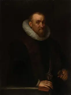 Chain Prints: Portrait of a Man, 1613. Creator: Gortzius Geldorp
