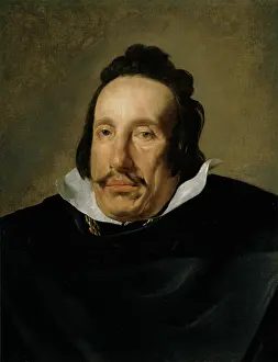 Velazquez Diego De Silva Prints: Portrait of a Man, between 1623 and 1630. Creator: Diego Velasquez