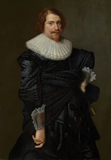 Cuff Prints: Portrait of a Man, 1632. Creator: Nicolaes Eliasz Pickenoy