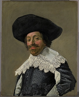 Antwerp Prints: Portrait of a Man, 1634. Creator: Frans Hals