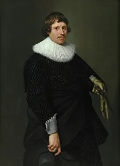 Eliasz Nicolaes Prints: Portrait of a Man, 1635. Creator: Nicolaes Eliasz Pickenoy