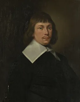 Fringe Prints: Portrait of a man, 1643. Creator: Unknown