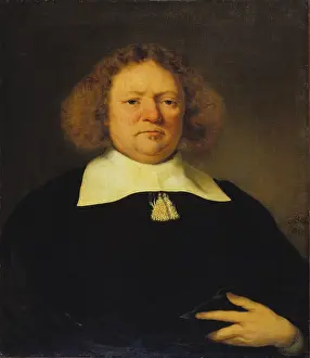 Merchant Prints: Portrait of a Man, 1659. Creator: Ferdinand Bol