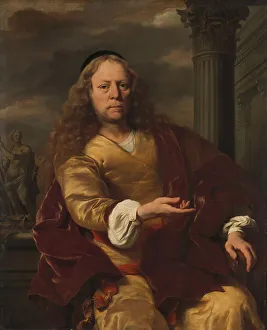 Ferdinand Boll Prints: Portrait of a Man, 1663. Creator: Ferdinand Bol