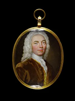 Musee Cognacq Jay Prints: Portrait of a man, between 1725 and 1750. Creator: English School