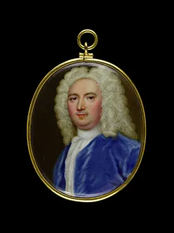 Powdered Prints: Portrait of a man, between 1725 and 1750. Creator: English School