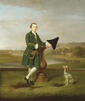 Tricorn Collection: Portrait of a Man, 1763. Creator: Arthur Devis