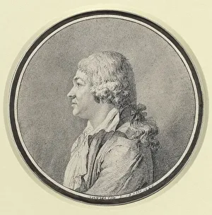 Ingres Jean Auguste Dominique Prints: Portrait of a Man, 1796. Creator: Jean-Auguste-Dominique Ingres