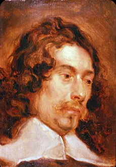 Oak Panel Prints: Portrait of a Man, 17th century. Creator: Unknown