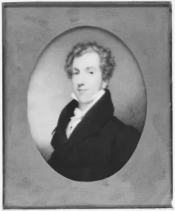 Andrew Collection: Portrait of a Man, 1828. Creator: Andrew Robertson