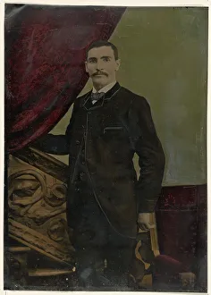 Portrait of man, 1860s-1880s. Creator: Unknown