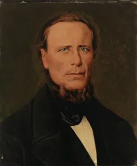 Blue Eyes Prints: Portrait of a Man, 1883. Creator: Arvid Liljelund