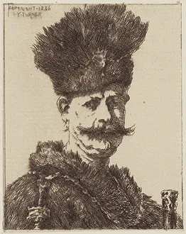 Portrait of a Man, 1886. Creator: Charles Yardley Turner
