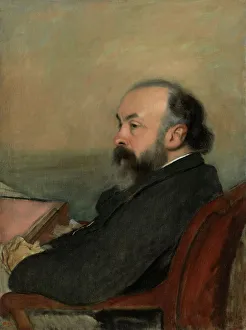 Balding Prints: Portrait Of A Man, 1887. Creator: Edgar Degas