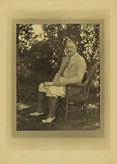 Knickerbockers Prints: Portrait of a Man, 1890s. Creator: Aime Dupont