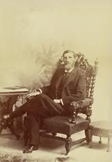 Legs Crossed Prints: Portrait of a Man, 1894. Creator: Theodore C Marceau