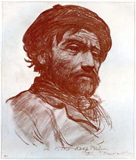Charles Cottet Gallery: Portrait of a man, 1899.Artist: Charles Cottet