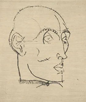 Portrait of a Man, 1914. Creator: Egon Schiele