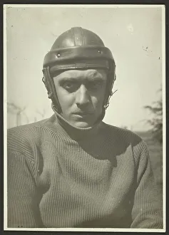 Leather Prints: Portrait of man, 1915-1930. Creator: Fedele Azari