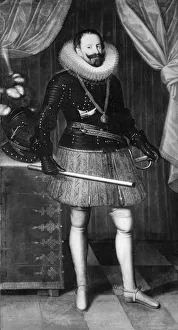 Seville Prints: Portrait of a Man in Armor, early 17th century. Creator: Unknown